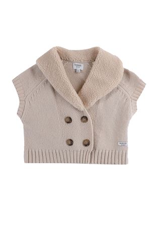 Nannie Merino Wool Waistcoat Soft Sand DONSJE KIDS | 408530000037